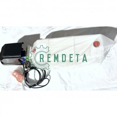 AGREGATAS HIDRAULINIS KĖLIMUI SU PULTELIU 12V 2kW 2.6cm3 180bar 21MPa 11L 3/8" AGREGATAS HIDRAULINIS KĖLIMUI SU PULTELIU 12V 2kW 2.6cm3 180bar 21MPa 11L 3/8"