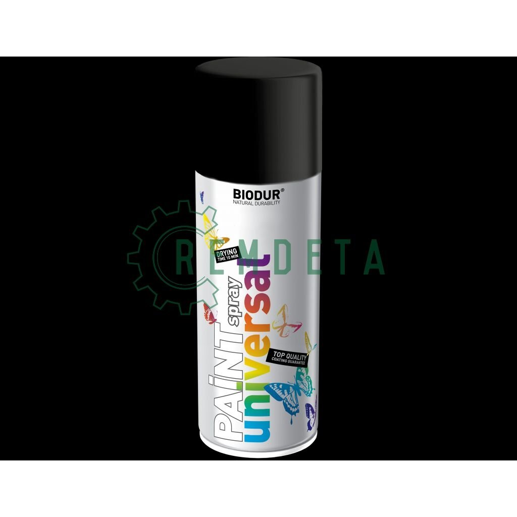 DAŽAI PURŠKIAMI JUODI MATINIAI 400ml 9005M DAŽAI PURŠKIAMI JUODI MATINIAI 400ml 9005M