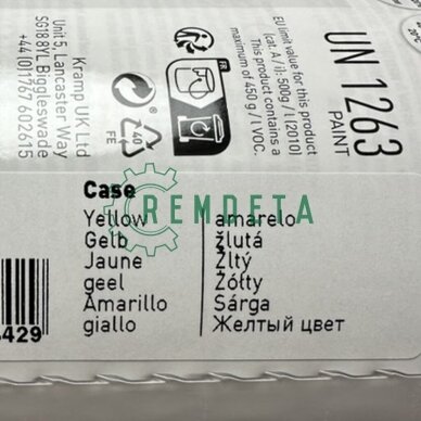 DAŽAI SINTET. KRAMP GELTONA CAS. 1L 2