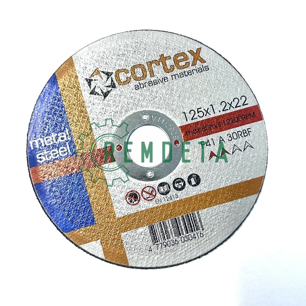 DISKAS PJ. METALUI 125*1,2*22 CORTEX DISKAS PJ. METALUI 125*1,2*22 CORTEX