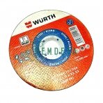 DISKAS PJ. METALUI 125*1,0*22 WURTH