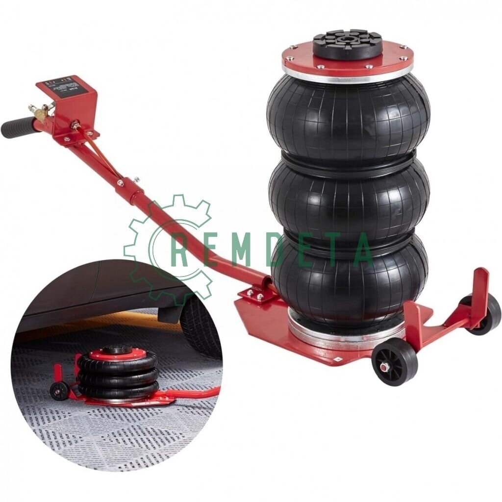 DOMKRATAS 3T  pneumatinis su 3 oro pagalvėmis 135/420mm