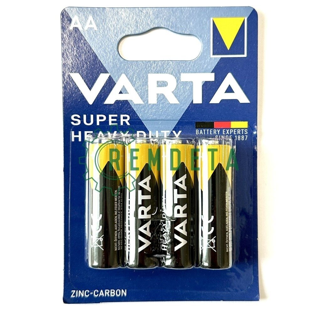 ELEMENTAI-BATERIJOS AA Superlife Varta 4vnt ELEMENTAI-BATERIJOS AA Superlife Varta 4vnt