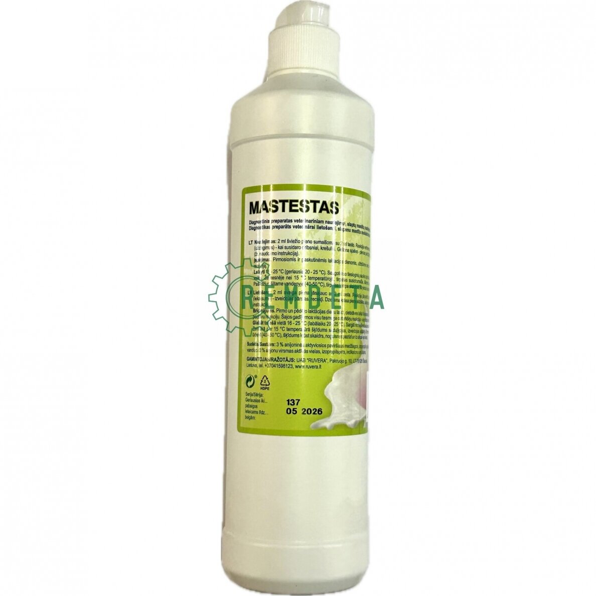 MASTESTAS diagnostinis preparatas 500ml MASTESTAS diagnostinis preparatas 500ml