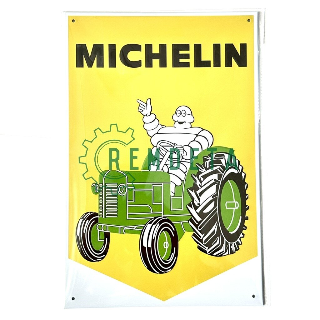 MODELIUKAS LENTELĖ METAL. MICHELIN TRAKTORIUS 20*30cm MODELIUKAS LENTELĖ METAL. MICHELIN TRAKTORIUS 20*30cm