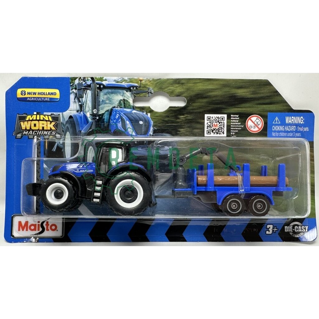 MODELIUKAS TRAKTORIUS NEW HOLLAND MINI WORK K-TAS 15590NL MAISTO MODELIUKAS TRAKTORIUS NEW HOLLAND MINI WORK K-TAS 15590NL MAISTO