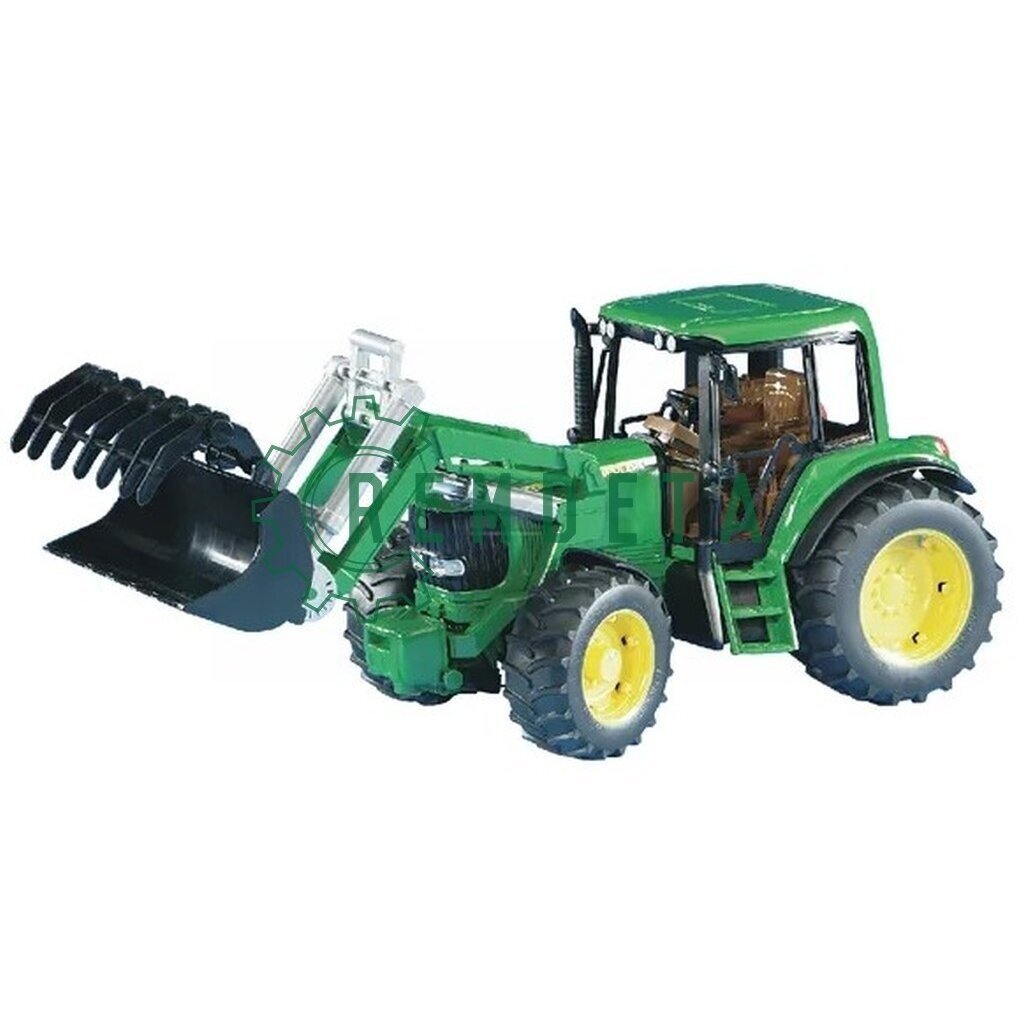 MODELIUKAS TRAKTORIUS SU FRONTALINIU JD 6920 BRUDER 02052 MODELIUKAS TRAKTORIUS SU FRONTALINIU JD 6920 BRUDER 02052