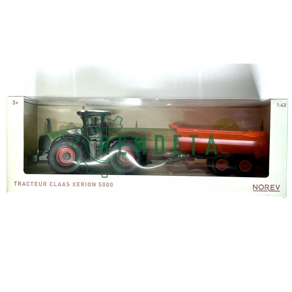 MODELIUKAS TRAKTORIUS SU PRIEKABA CLAAS XERION 5000 1:43 NOREV MODELIUKAS TRAKTORIUS SU PRIEKABA CLAAS XERION 5000 1:43 NOREV