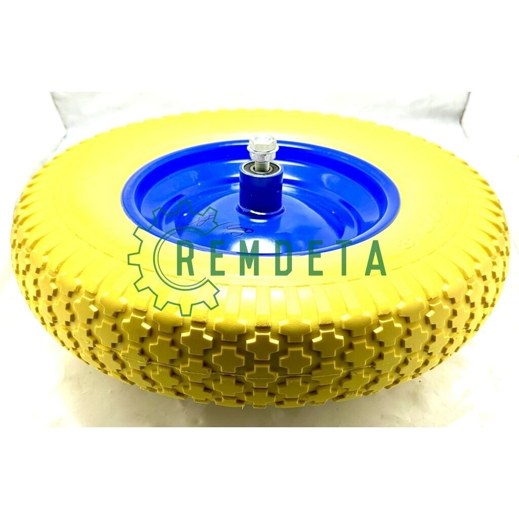 RATUKAS VEŽIMĖLIO 4.00*8 GELTONAS 12mm ašis