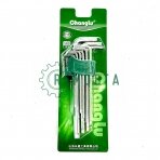 RAKTŲ RINKINYS L-TIPO 9vnt. TORX T10-T50