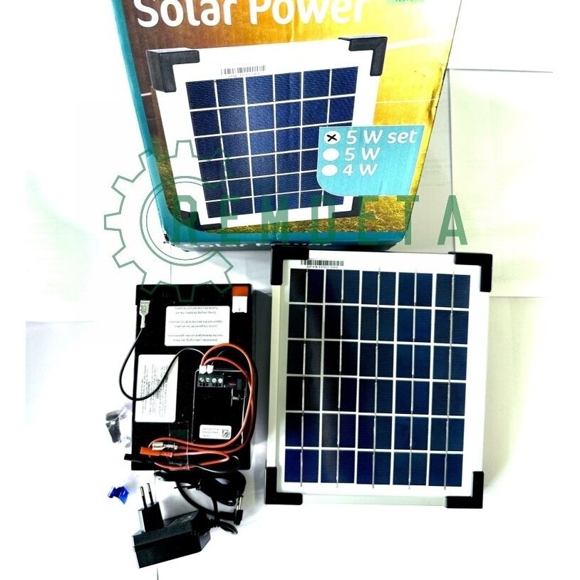 RINKINYS EL. PIEMENIUI SOLAR 5W 15AH A RINKINYS EL. PIEMENIUI SOLAR 5W 15AH A