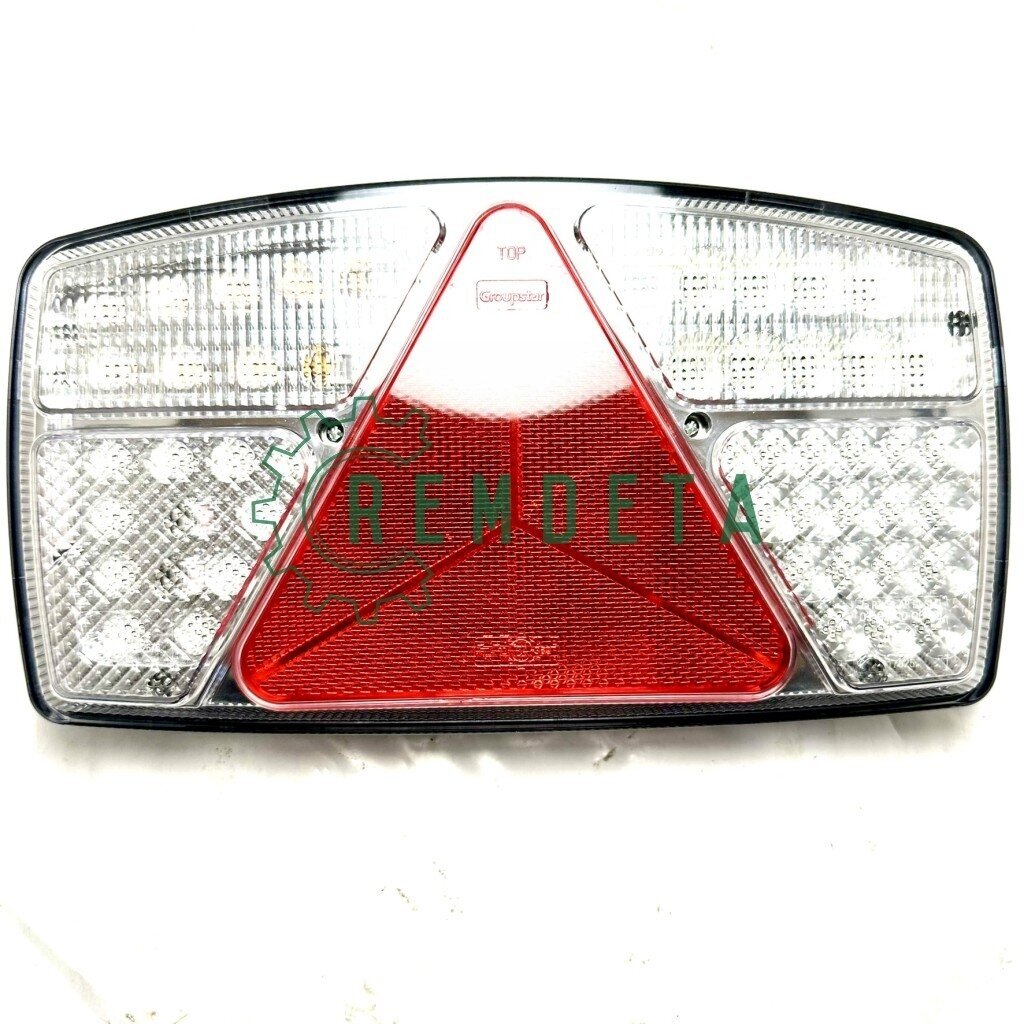 ŽIBINTAS GAL. balt-raud. 53*LED L1813 kairė ŽIBINTAS GAL. balt-raud. 53*LED L1813 kairė