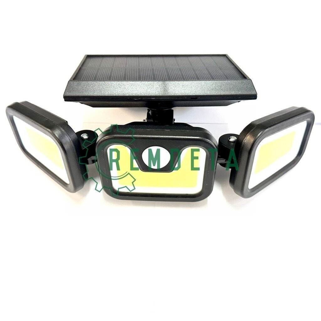 ŽIBINTAS ĮKRAUNAMAS SAULĖS BATERIJA LA0400 100*COB LED 2*1200mAh ŽIBINTAS ĮKRAUNAMAS SAULĖS BATERIJA LA0400 100*COB LED 2*1200mAh