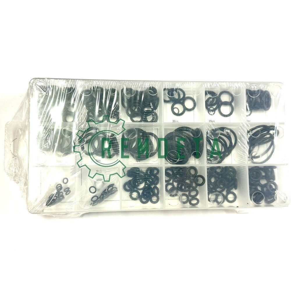 ŽIEDŲ GUMINIŲ RINKINYS (Ø3-22mm) 225 vnt