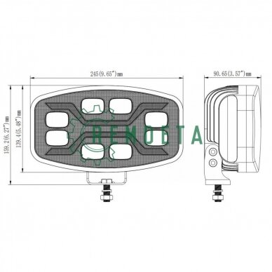 ŽIBINTAS PRIEK. LED X SPIDER L3436 5 ŽIBINTAS PRIEK. LED X SPIDER L3436 5